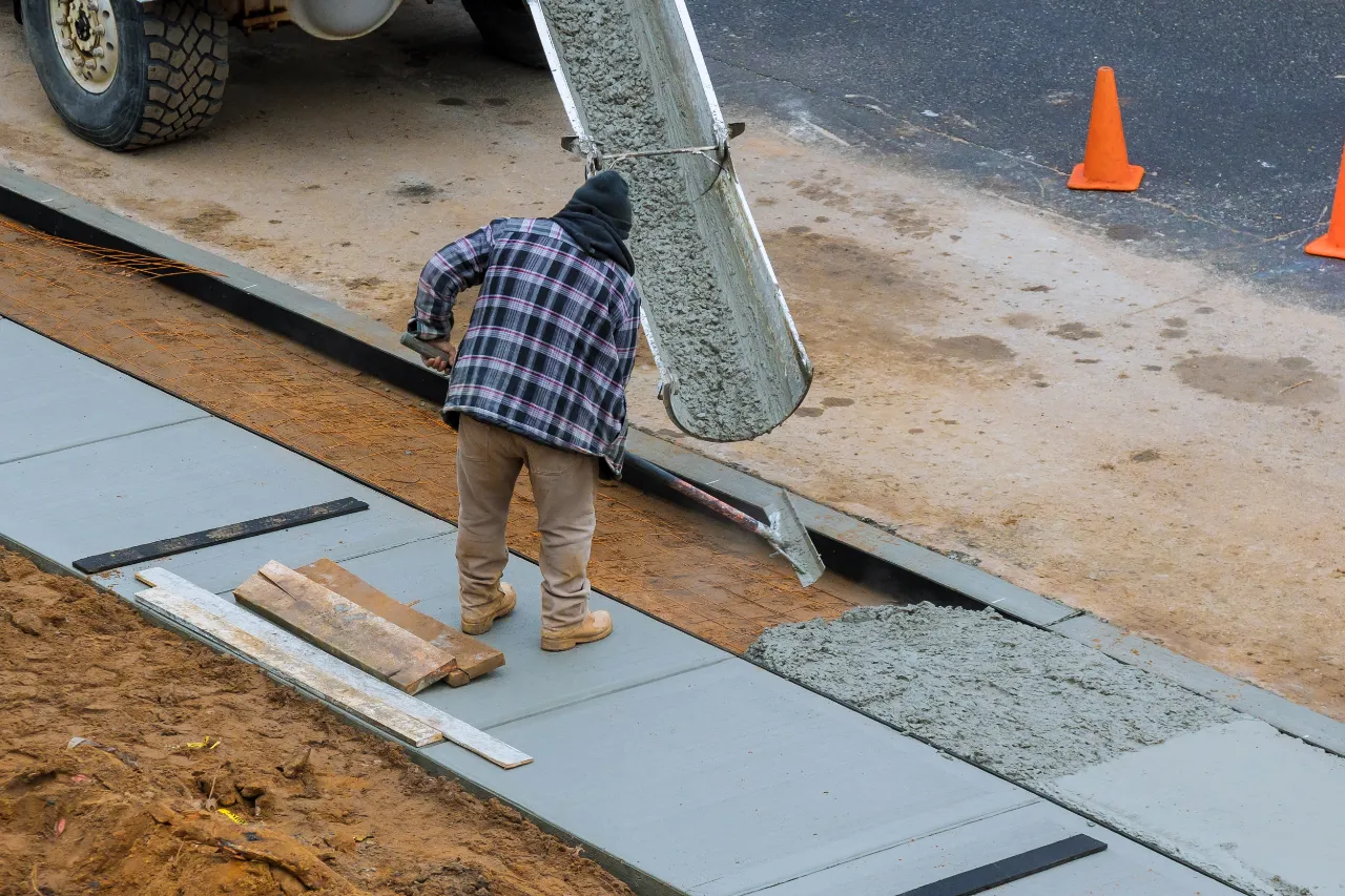 Driveway and sidewalk installation in New Jersey by J. Munoz Construction